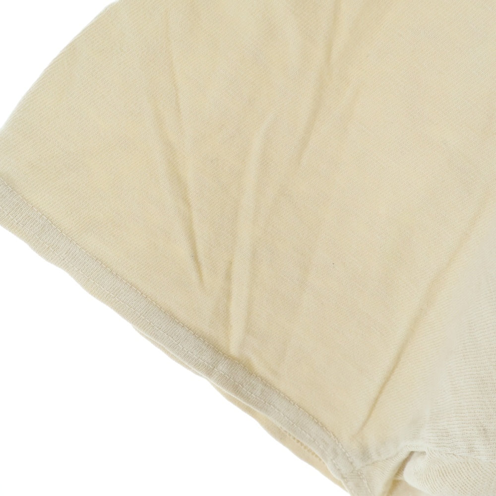 KAPITAL(キャピタル) ヘンリーネック コットン 半袖Tシャツカットソー ベージュ