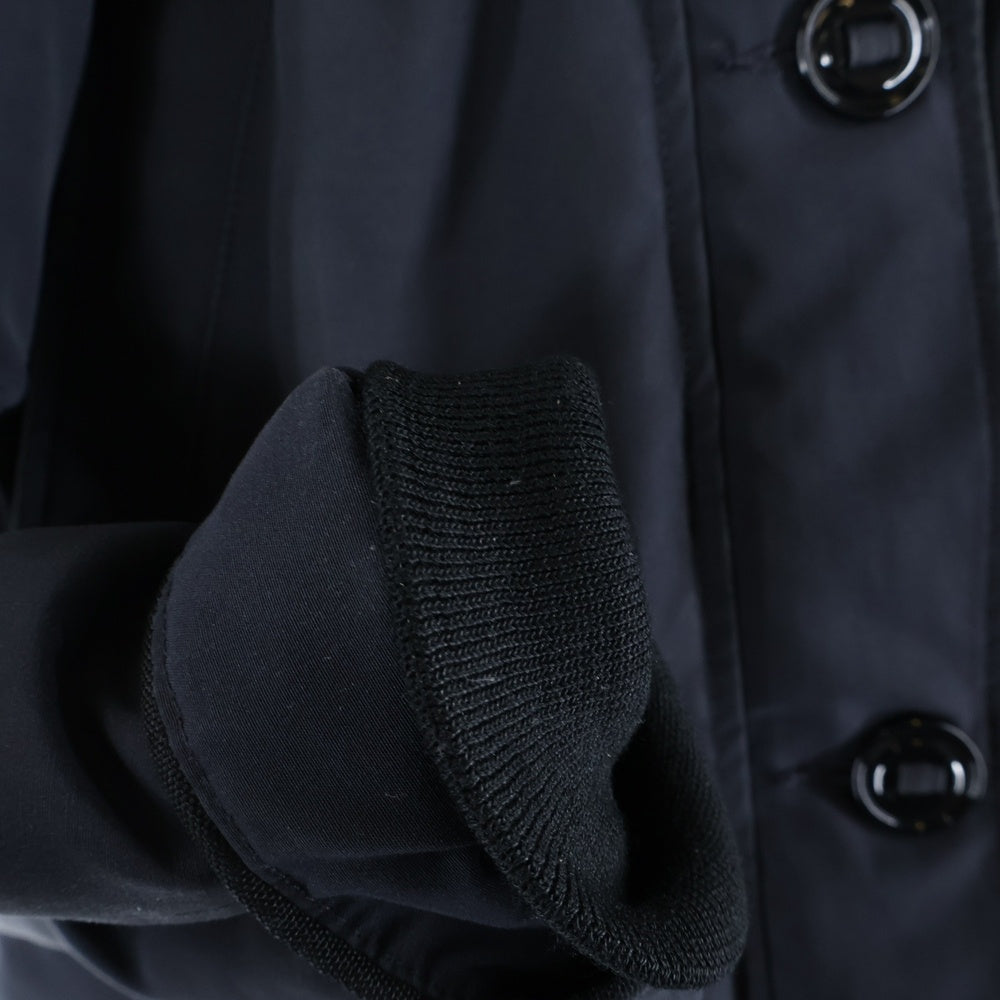 CANADA GOOSE(カナダグース) BRONTE PARKA 2603JL ブロンテ パーカー ワッペンロゴ ファーフーデッド ジップアップ ダウンジャケット ロングジャケット ネイビー レディース