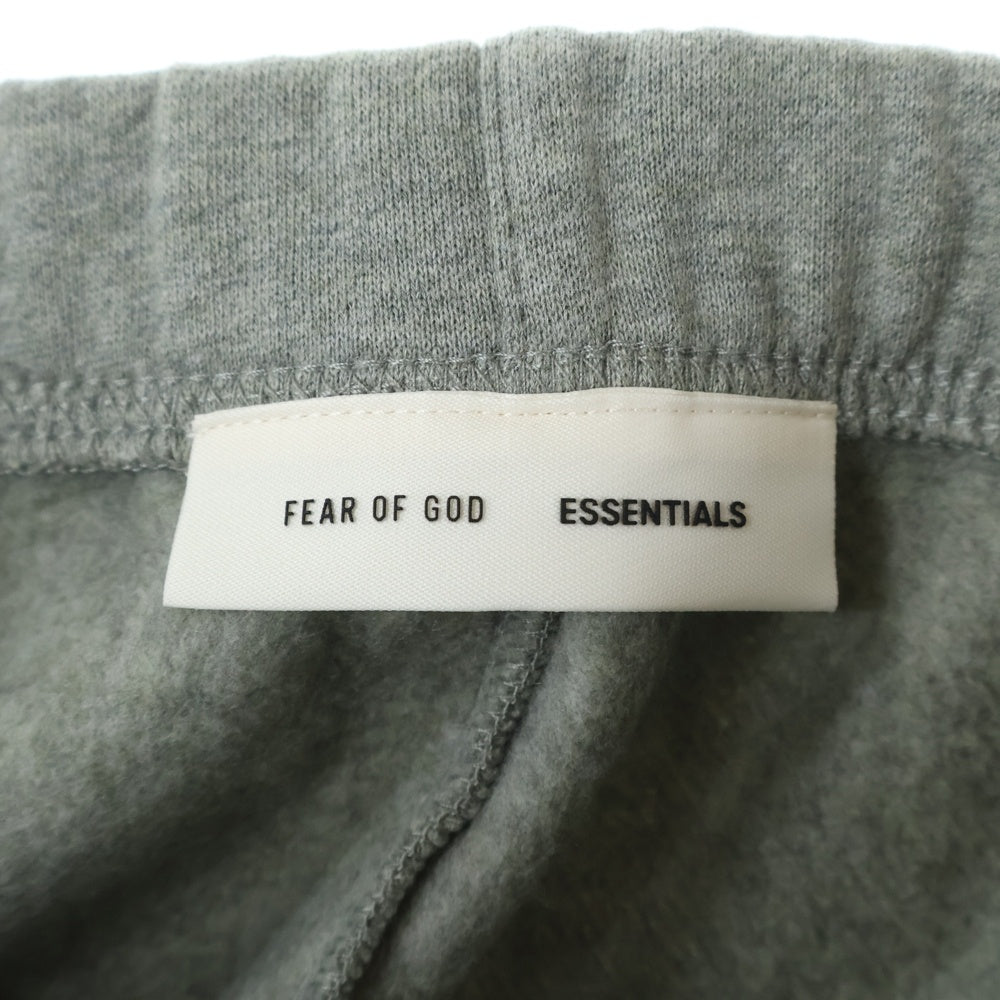 FEAR OF GOD ESSENTIALS(フィアオブゴッド エッセンシャルズ) Logo Sweat Pants ラバーロゴ ドローコード スウェットパンツ グレー