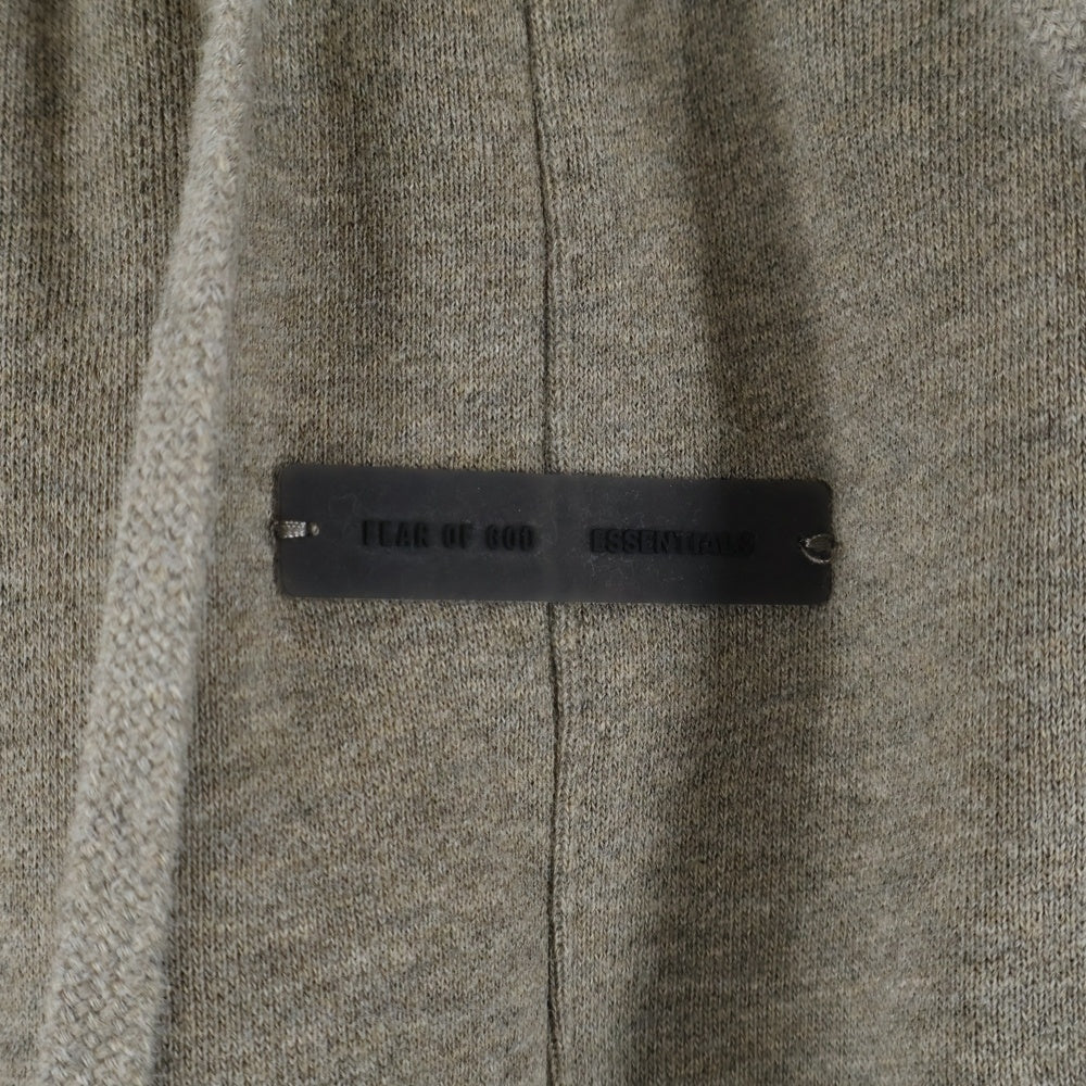 FEAR OF GOD ESSENTIALS(フィアオブゴッド エッセンシャルズ) Logo Sweat Pants ラバーロゴ ドローコード スウェットパンツ ベージュ