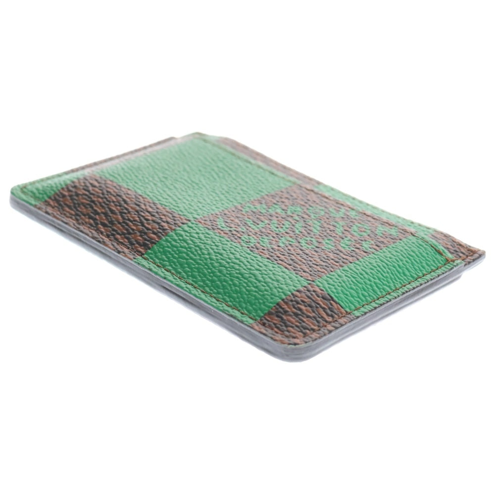 LOUIS VUITTON(ルイヴィトン) ダミエポップ ポルトカルトサーンプル カードケース グリーン/ブラウン N40544