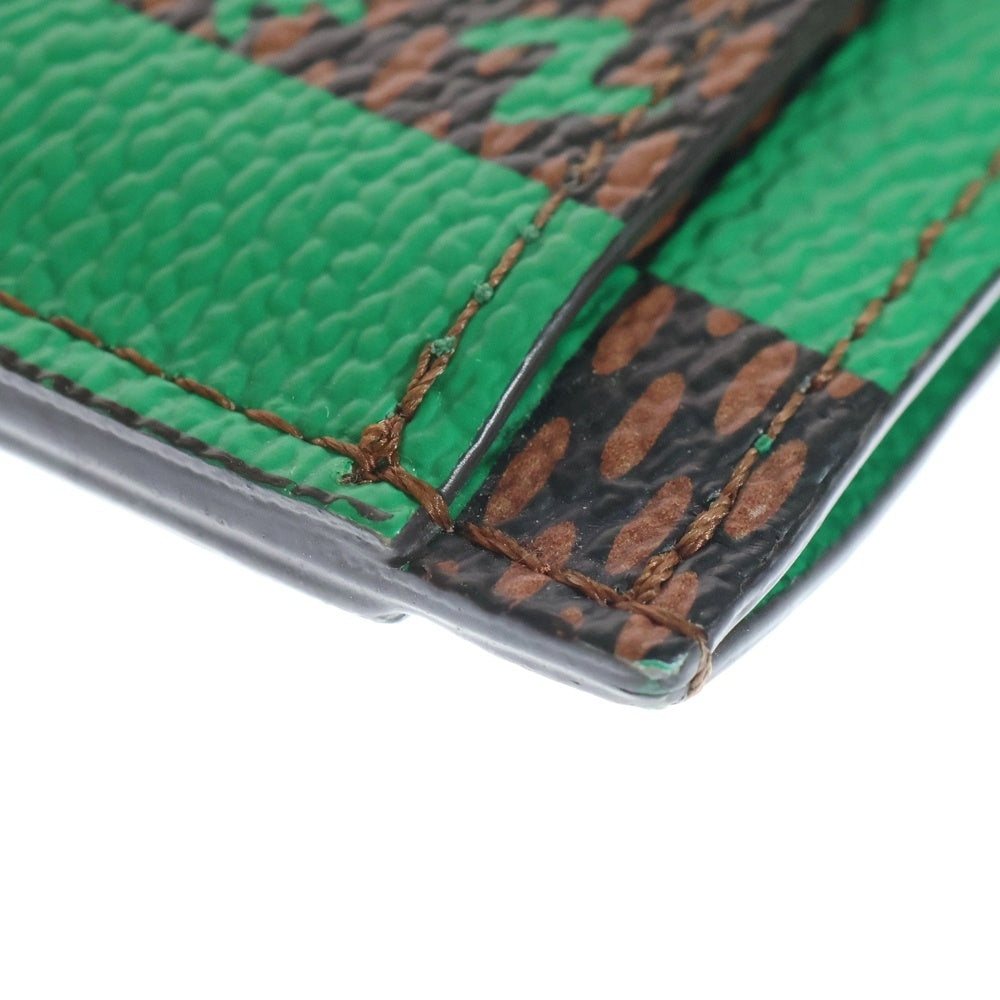 LOUIS VUITTON(ルイヴィトン) ダミエポップ ポルトカルトサーンプル カードケース グリーン/ブラウン N40544