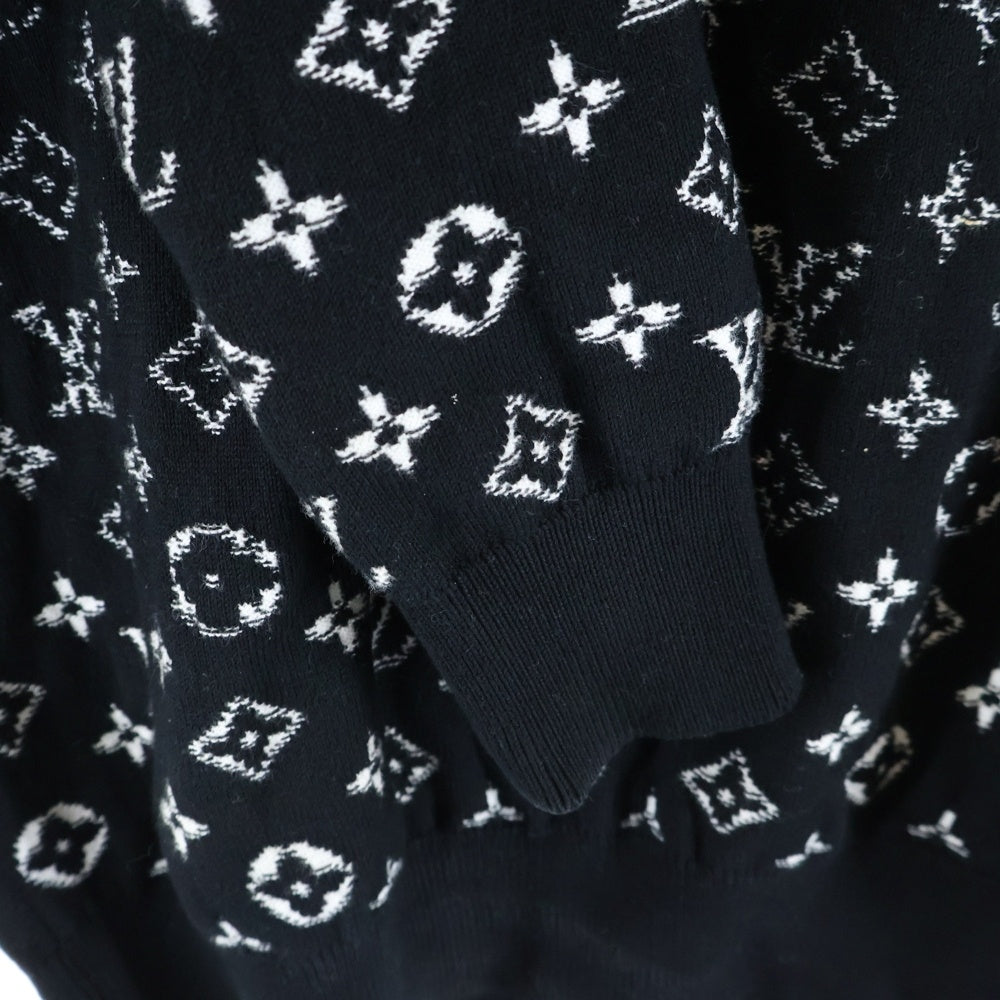 LOUIS VUITTON(ルイヴィトン) 23AW モノグラム グラデーションニット セーター ブラック RM232Q USO HKN44W