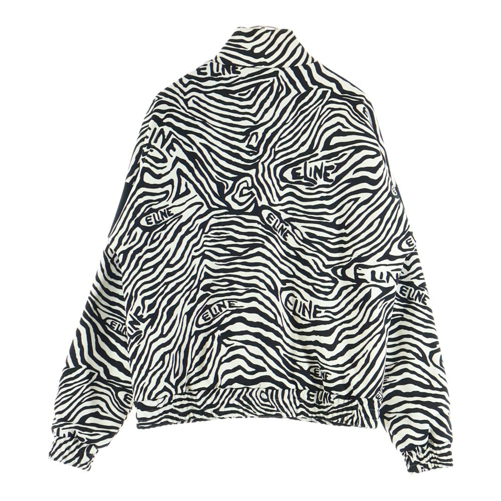 CELINE(セリーヌ) 22AW ゼブラ柄中綿トラックジャケット ホワイト 2Y880426S