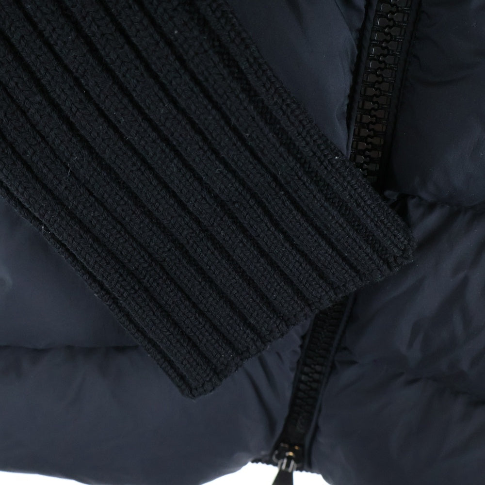 MONCLER(モンクレール) 22AW CARDIGAN TRICOT G20939B00016 ニットカーディガン切替 ダウンジャケット ブラック