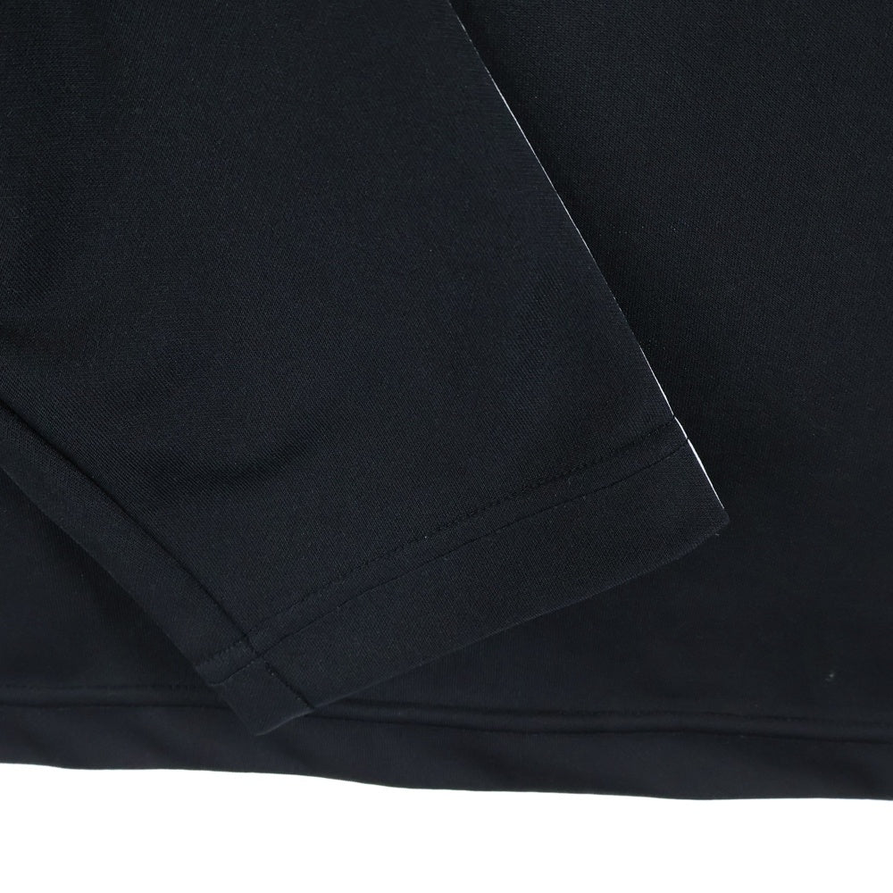 Palm Angels(パームエンジェルス) TRACK STRIPE SLEEVE JERSEY PMAB006S18384008 ショルダーラインクルーネック長袖Tシャツカットソー ロンTトラックジャージ ブラック