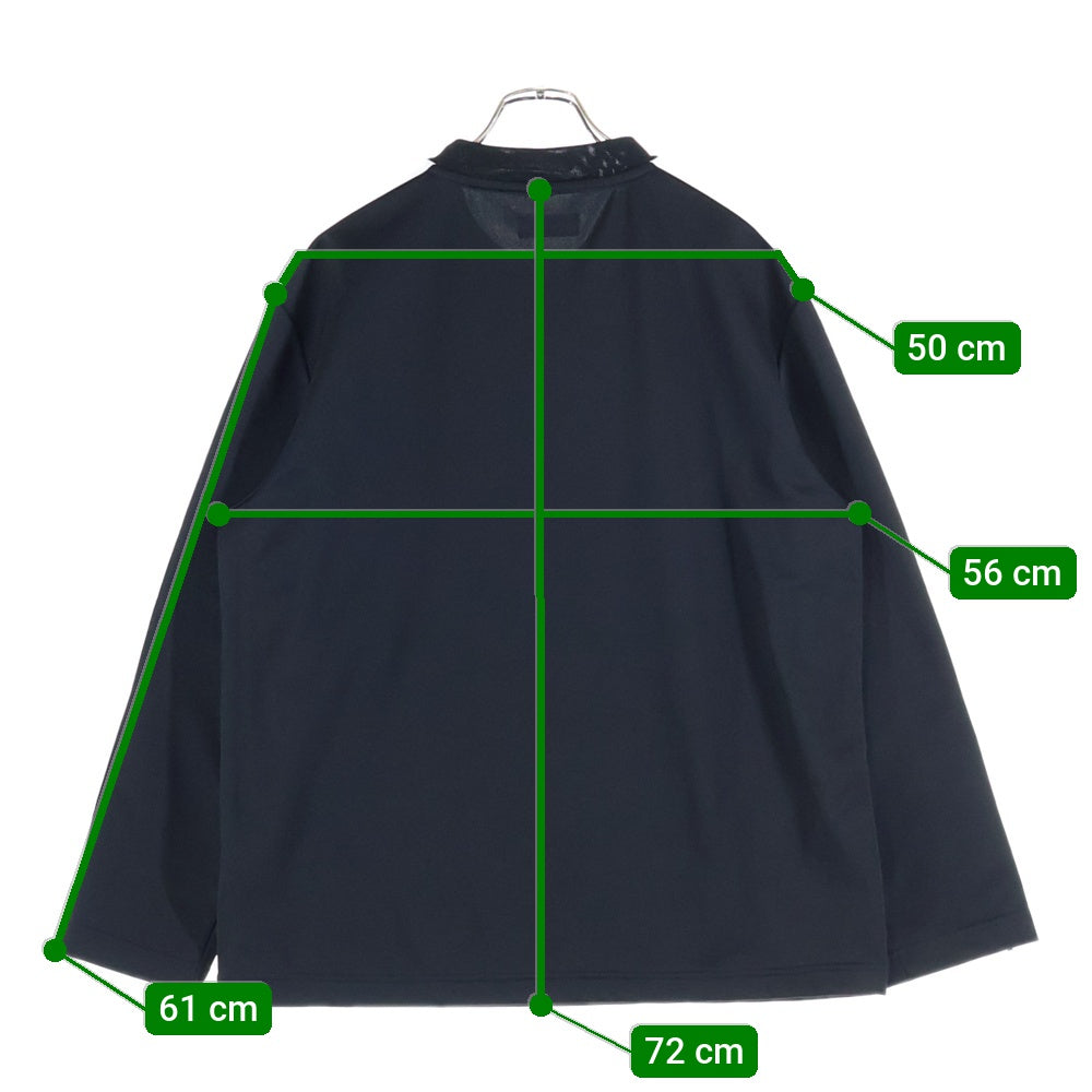 Palm Angels(パームエンジェルス) TRACK STRIPE SLEEVE JERSEY PMAB006S18384008 ショルダーラインクルーネック長袖Tシャツカットソー ロンTトラックジャージ ブラック