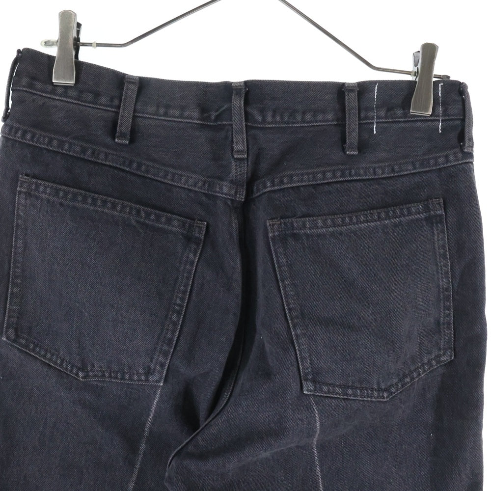 FUMIKA UCHIDA(フミカウチダ) 15oz BLACK DENIM CENTER PRESS センタープレス デニムパンツ ジーンズ ブラック レディース FU-I-PT010