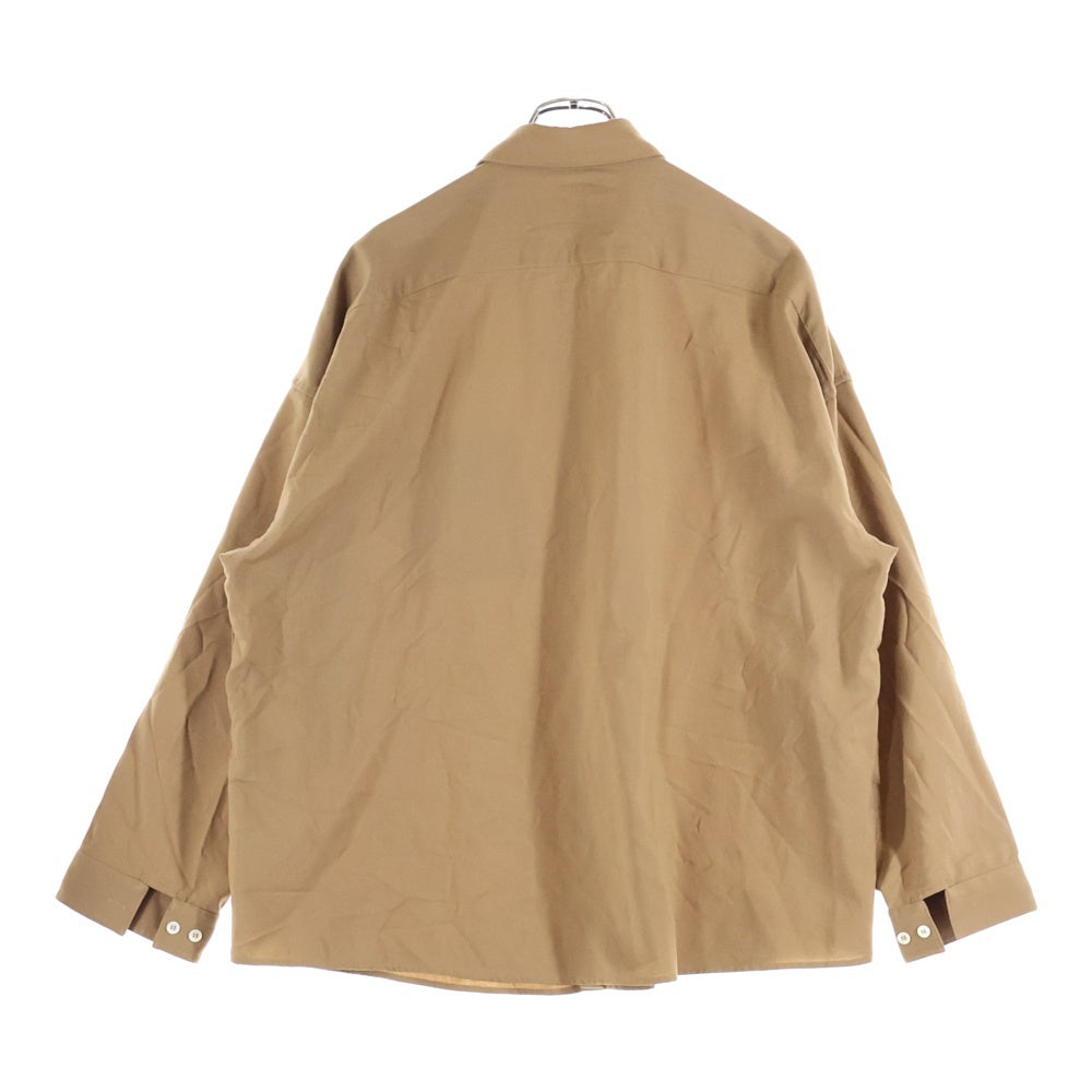 MARNI(マルニ) Wool Tropical Shirt ウールトロピカル 長袖シャツ ブラウン CUMU0061A1 TW839