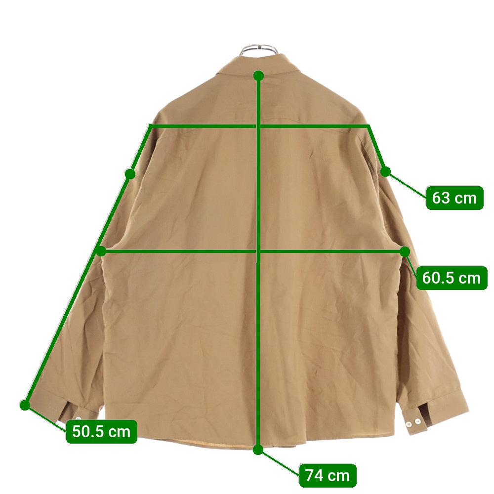 MARNI(マルニ) Wool Tropical Shirt ウールトロピカル 長袖シャツ ブラウン CUMU0061A1 TW839