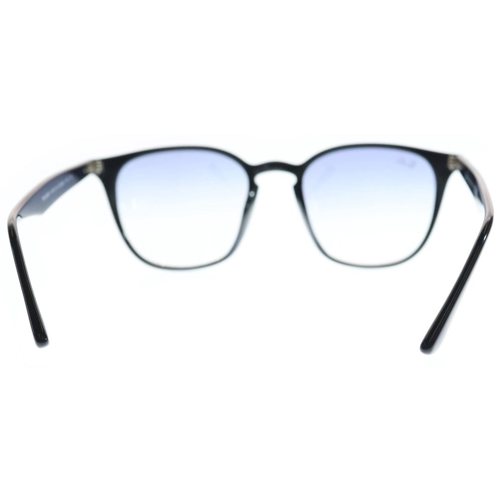 Ray Ban(レイバン) テンプルロゴ ウェリントン サングラス アイウェア メガネ ブラック/パープル 52□20-150 RB4258-F