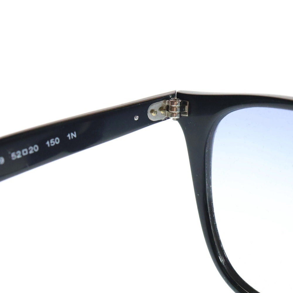 Ray Ban(レイバン) テンプルロゴ ウェリントン サングラス アイウェア メガネ ブラック/パープル 52□20-150 RB4258-F
