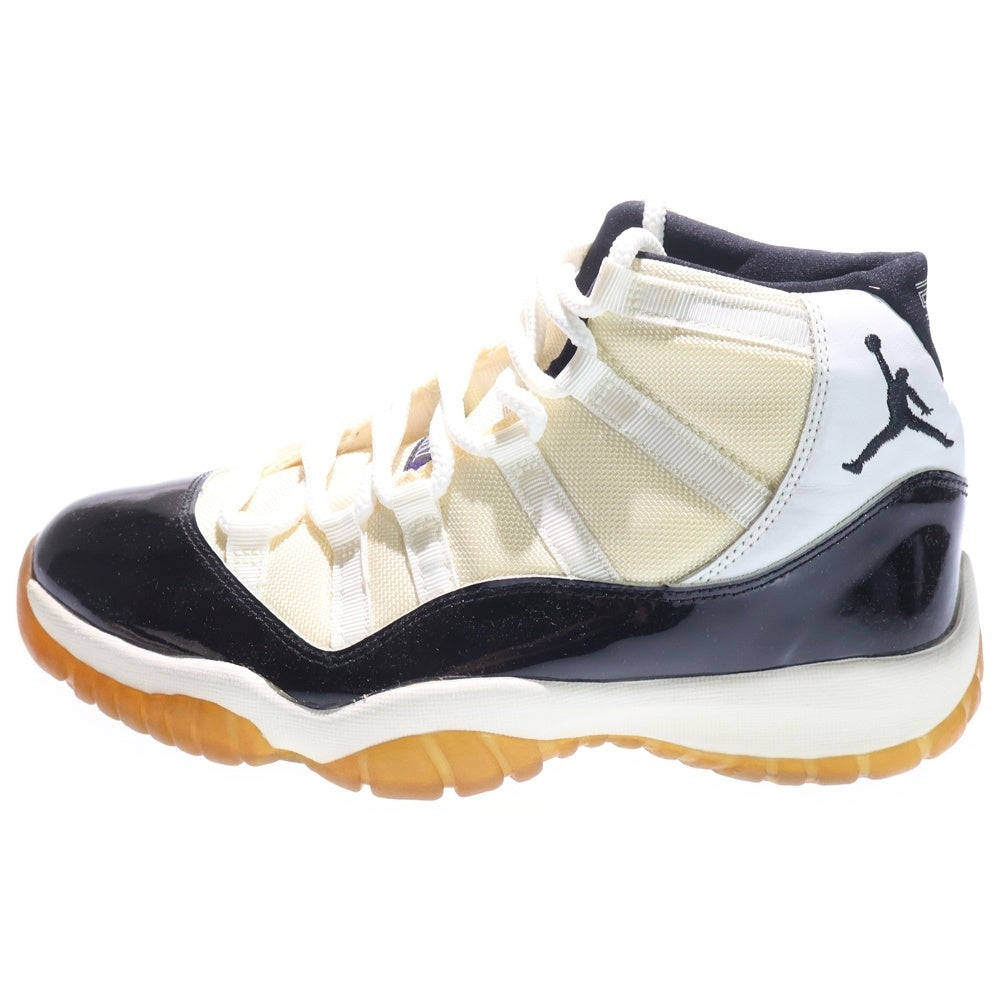 NIKE(ナイキ) 【鑑賞用 2008年製】AIR JORDAN 11 RETRO CONCORD 136046-101 エアジョーダン11 レトロ コンコルド ハイカットスニーカー ホワイト/ブラック US9/27cm