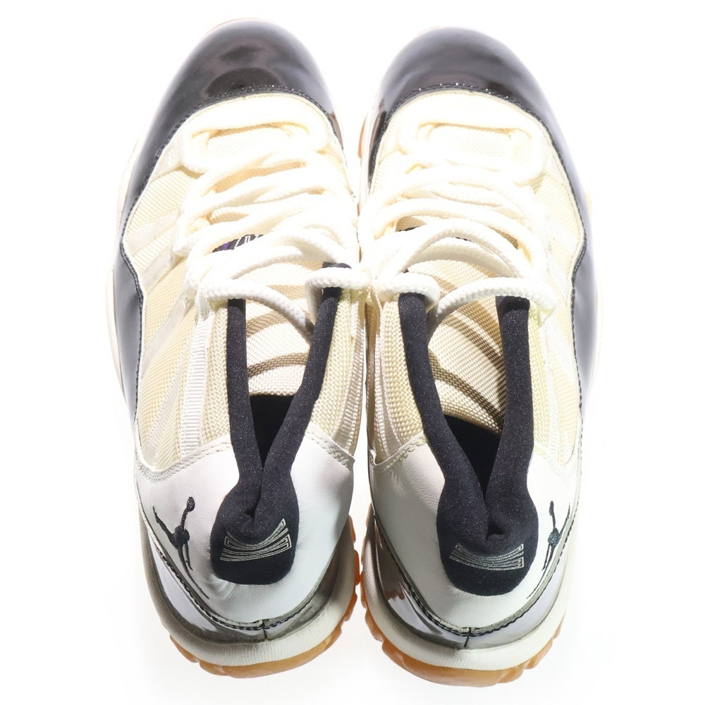 NIKE(ナイキ) 【鑑賞用 2008年製】AIR JORDAN 11 RETRO CONCORD 136046-101 エアジョーダン11 レトロ コンコルド ハイカットスニーカー ホワイト/ブラック US9/27cm