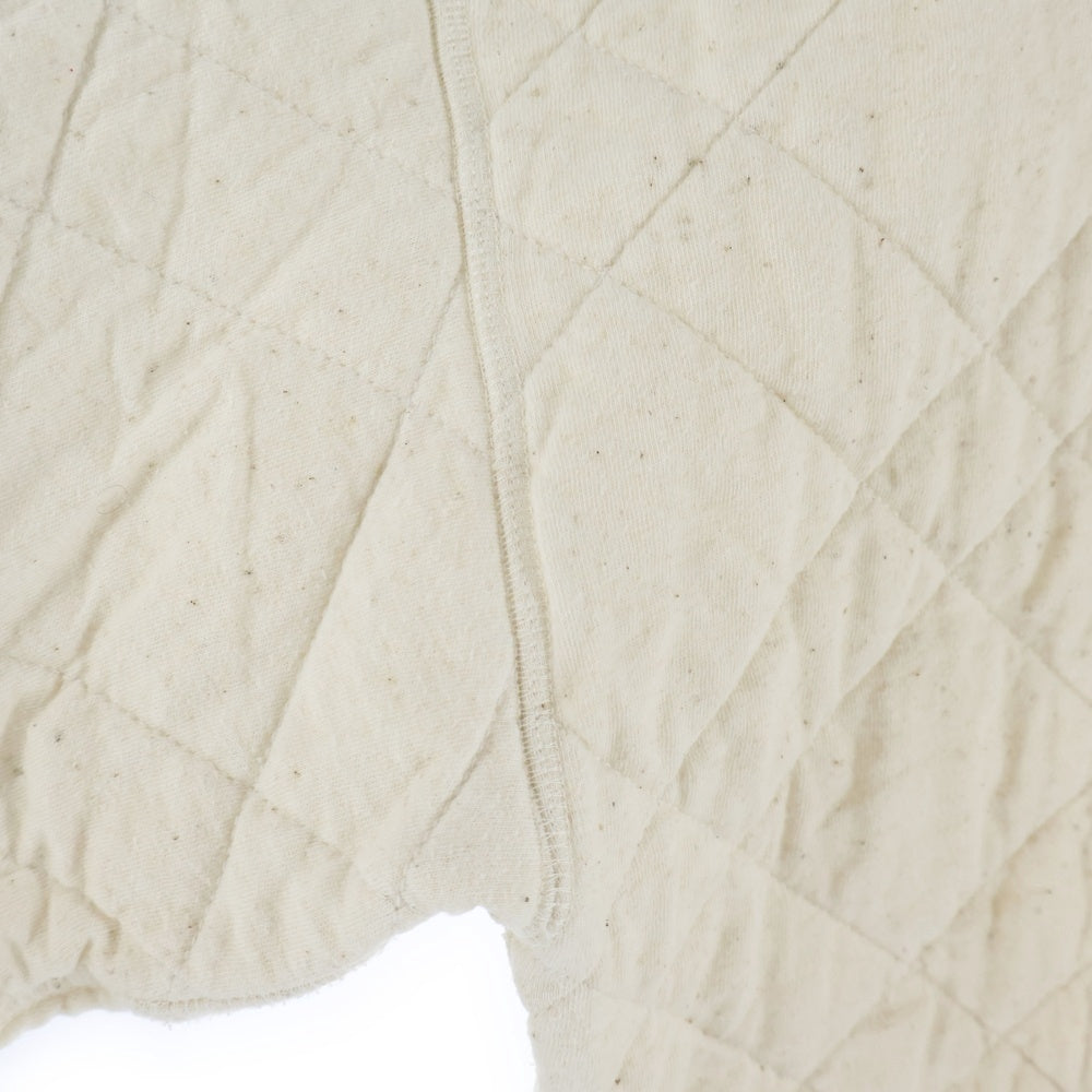 Maison Martin Margiela(メゾンマルタンマルジェラ) 22AW オーバーサイズ キルティングプルオーバースウェットトレーナー ベージュ S50GU0196