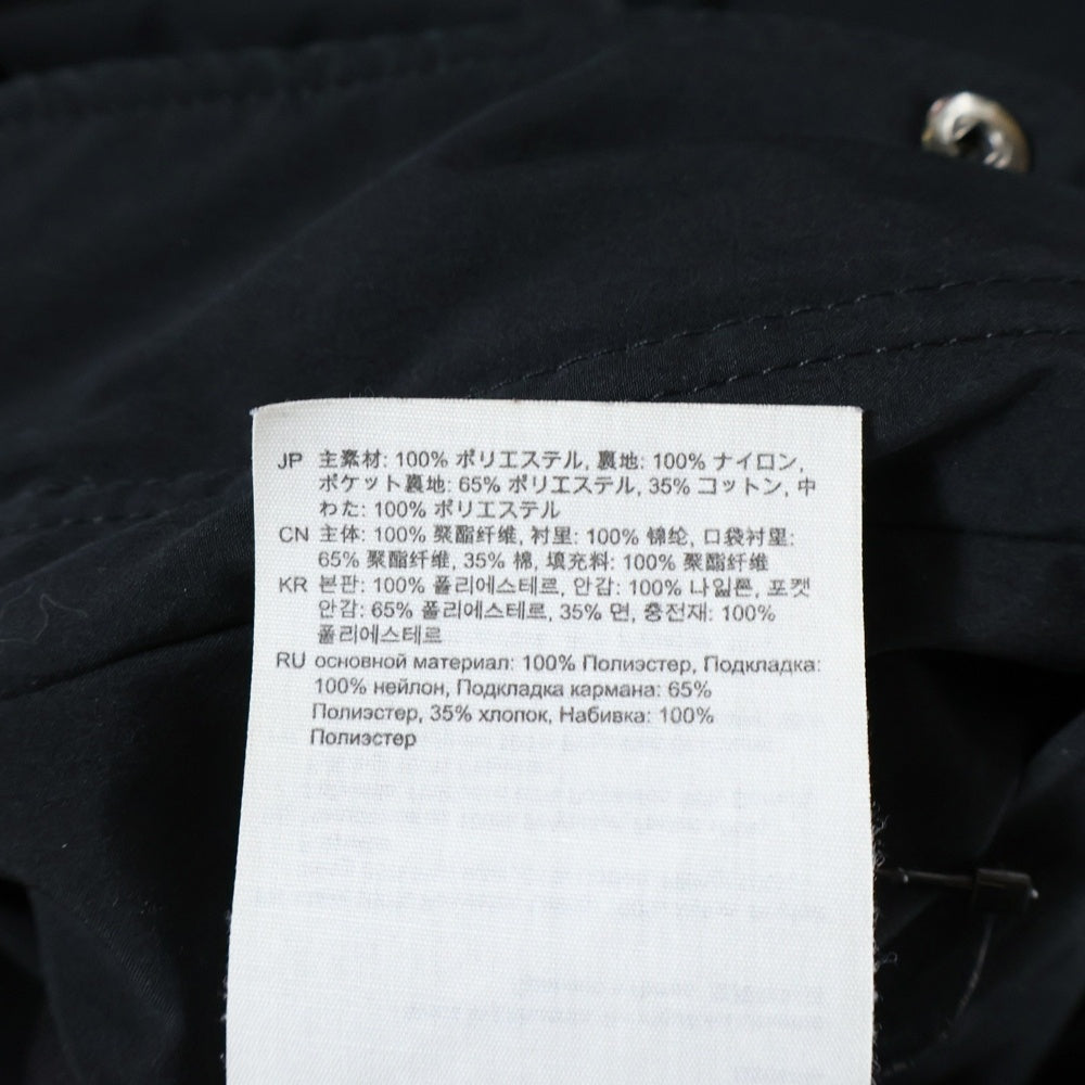 Acne Studios(アクネ ストゥディオズ) Logo Hooded Coat FN-MN-OUTW000471 ロゴフーデッド モッズコート ブラック