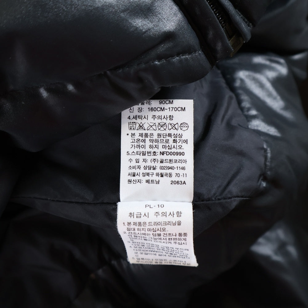 THE NORTH FACE(ザノースフェイス) 600フィル ダウンジャケット ファーフーディ ブラック レディース NFD00990
