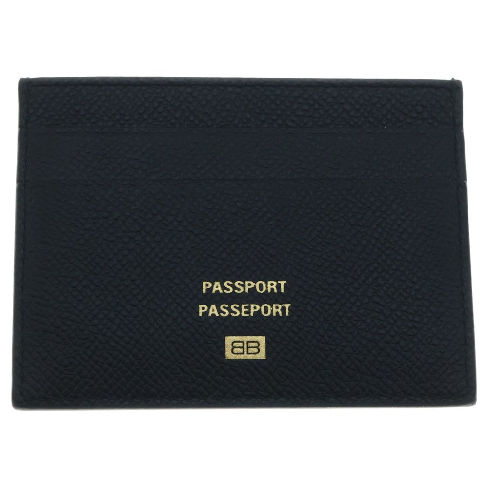 BALENCIAGA(バレンシアガ) Passport Card Holder パスポート カードホルダー カードケース ブラック/ゴールド 846328 2AB4Y レディース