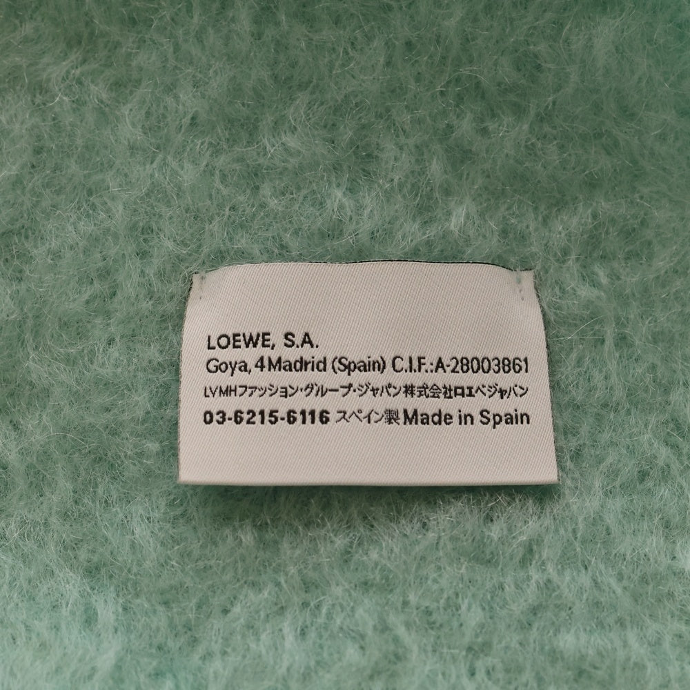 LOEWE(ロエベ) アナグラム モヘア ウール ナイロン マフラー スカーフ マルチカラー レディース