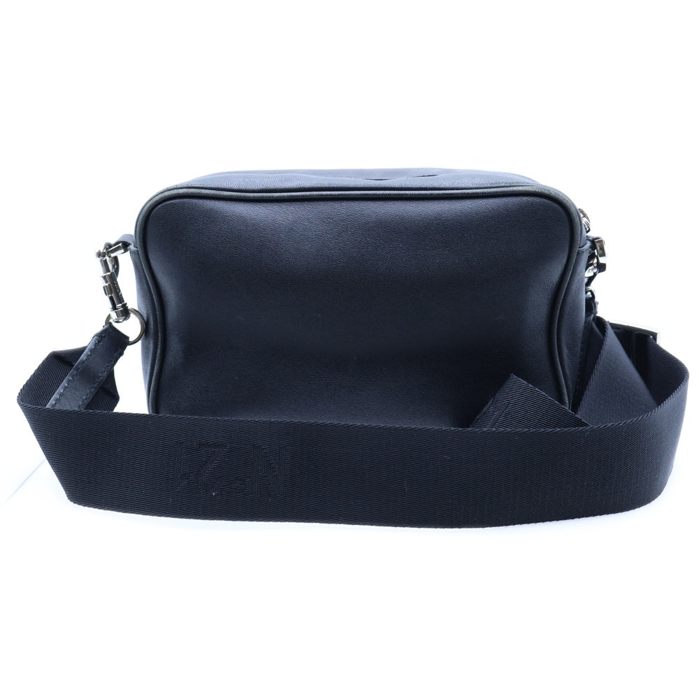 N21 numero ventuno(ヌメロ ヴェントゥーノ) ロゴ レザー ショルダーバッグ クロスボディバッグ ブラック レディース 22EBS0920NP00C003