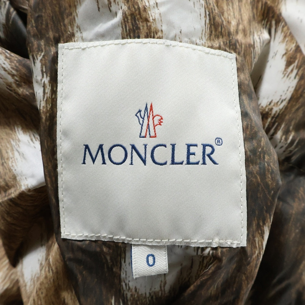 MONCLER(モンクレール) CHARMES A20934943644 シャルム リバーシブルダウンコート ダウンジャケット ブラウン/ブラック