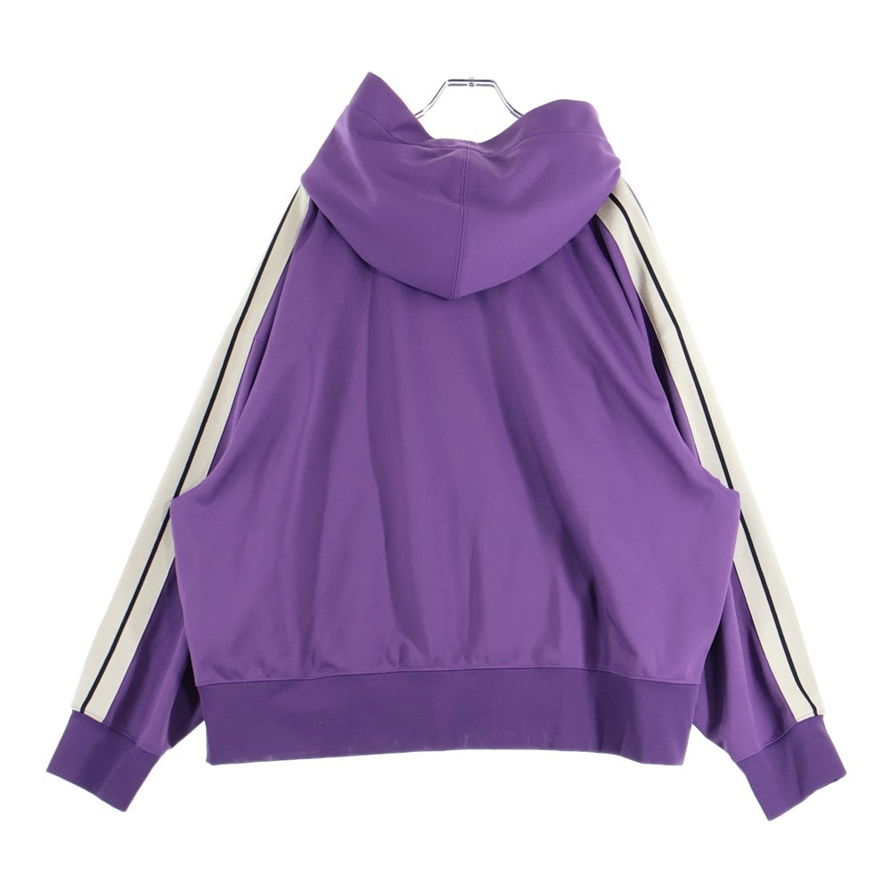 Palm Angels(パームエンジェルス) 22AW Track Hoodie トラック プルオーバーパーカー フーディ パープル PMBD043F22FAB002