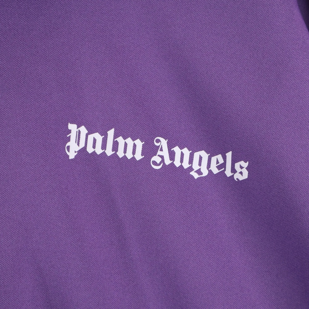 Palm Angels(パームエンジェルス) 22AW Track Hoodie トラック プルオーバーパーカー フーディ パープル PMBD043F22FAB002