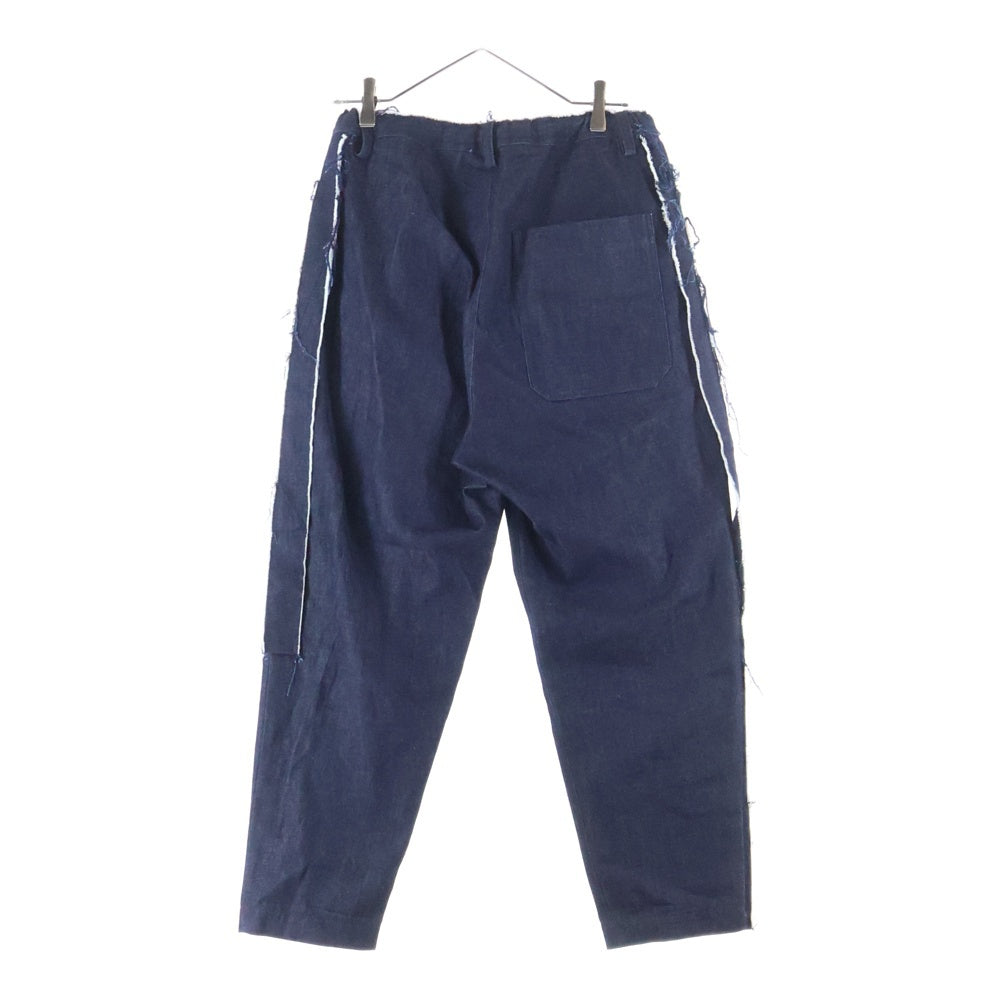 Y's(ワイズ) 24SS Side Plush Design Denim Pants YS-P11-009 サイドフラシデザイン デニムパンツ ジーンズ インディゴ レディース