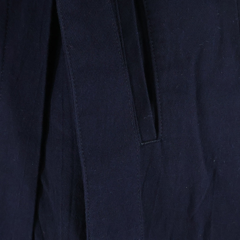 Y's(ワイズ) Medium-length Skirt YR-S06-012 ミディアム丈 ベルト付きスカート ネイビー レディース