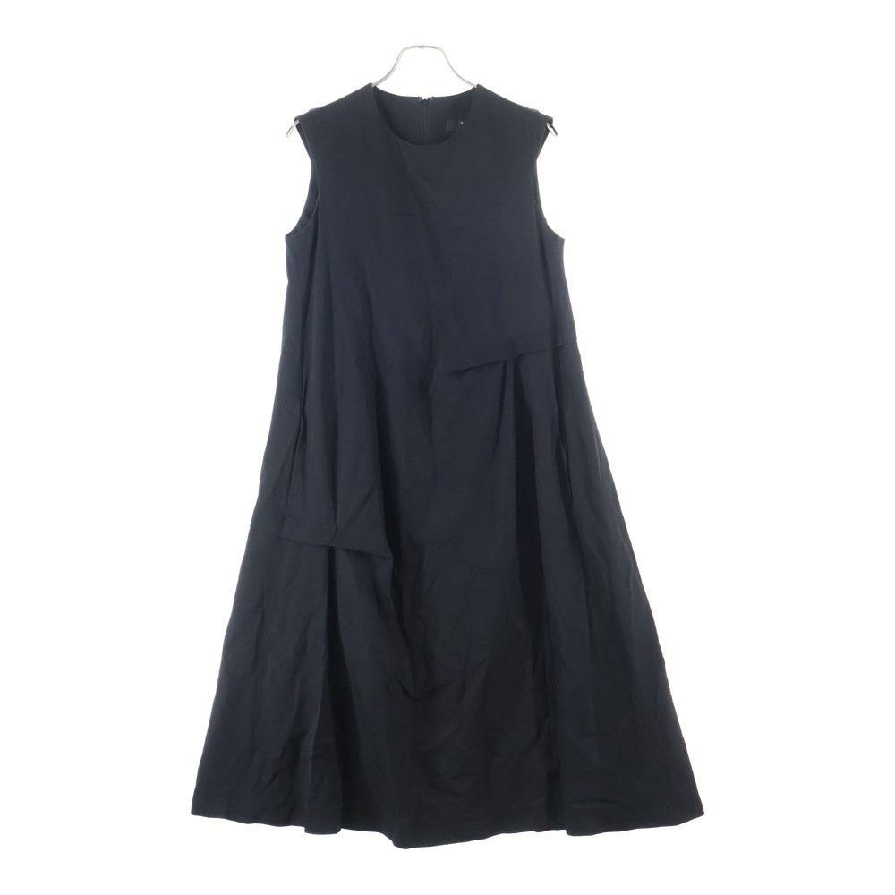 Y's(ワイズ) 19SS Sleeveless Cupra Cotton blend Dress YR-D10-200 ノースリーブ キュプラ コットン混 ワンピース ブラック レディース