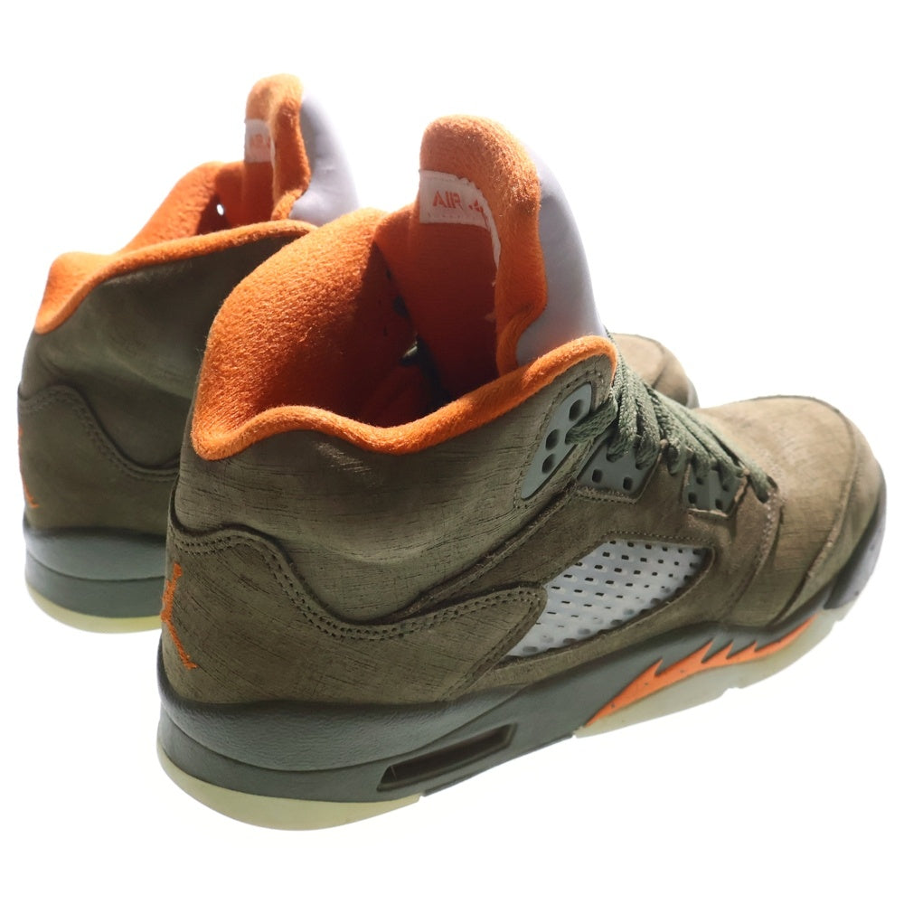 NIKE(ナイキ) AIR JORDAN 5 RETRO GS OLIVE 440888-308 エアジョーダン5 レトロ ハイカットスニーカー オリーブ レディース US6Y 24cm