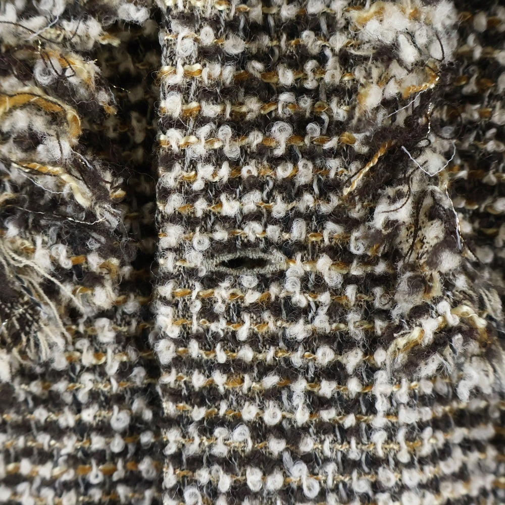 KAPITAL(キャピタル) fancy tweed board shirt ファンシー ツイード ボード 長袖シャツジャケット ピンク K2410LS092