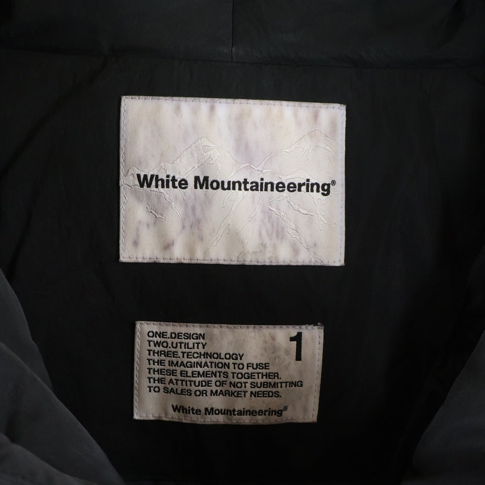 White Mountaineering(ホワイトマウンテニアリング) 24AW TAION DOWN JACKET ボタン ダウンジャケット ブラック WM2473206
