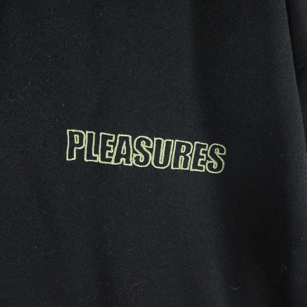 PLEASURES(プレジャーズ) ×PLAYBOY Track Jacket ×プレイボーイ ウィケッド ロゴ トラックジャケット ブラック