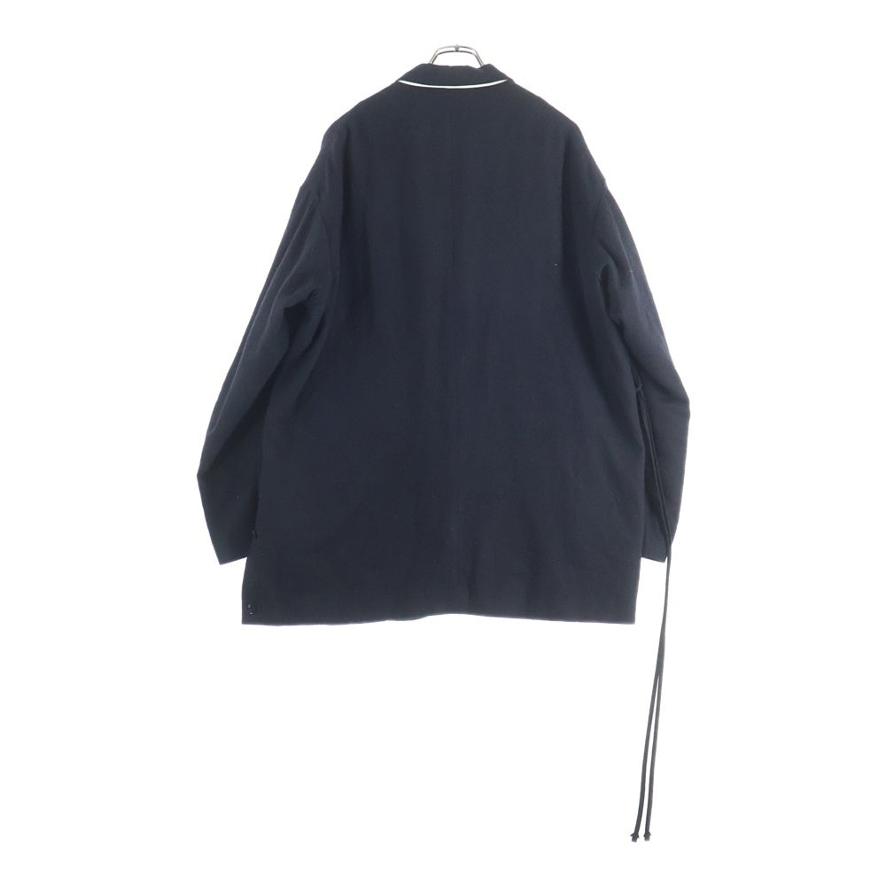 ANEI(アーネイ) 22AW LEO JKT W/C コットンウール 2ボタンテーラードジャケット ブラック AN0222_S1303