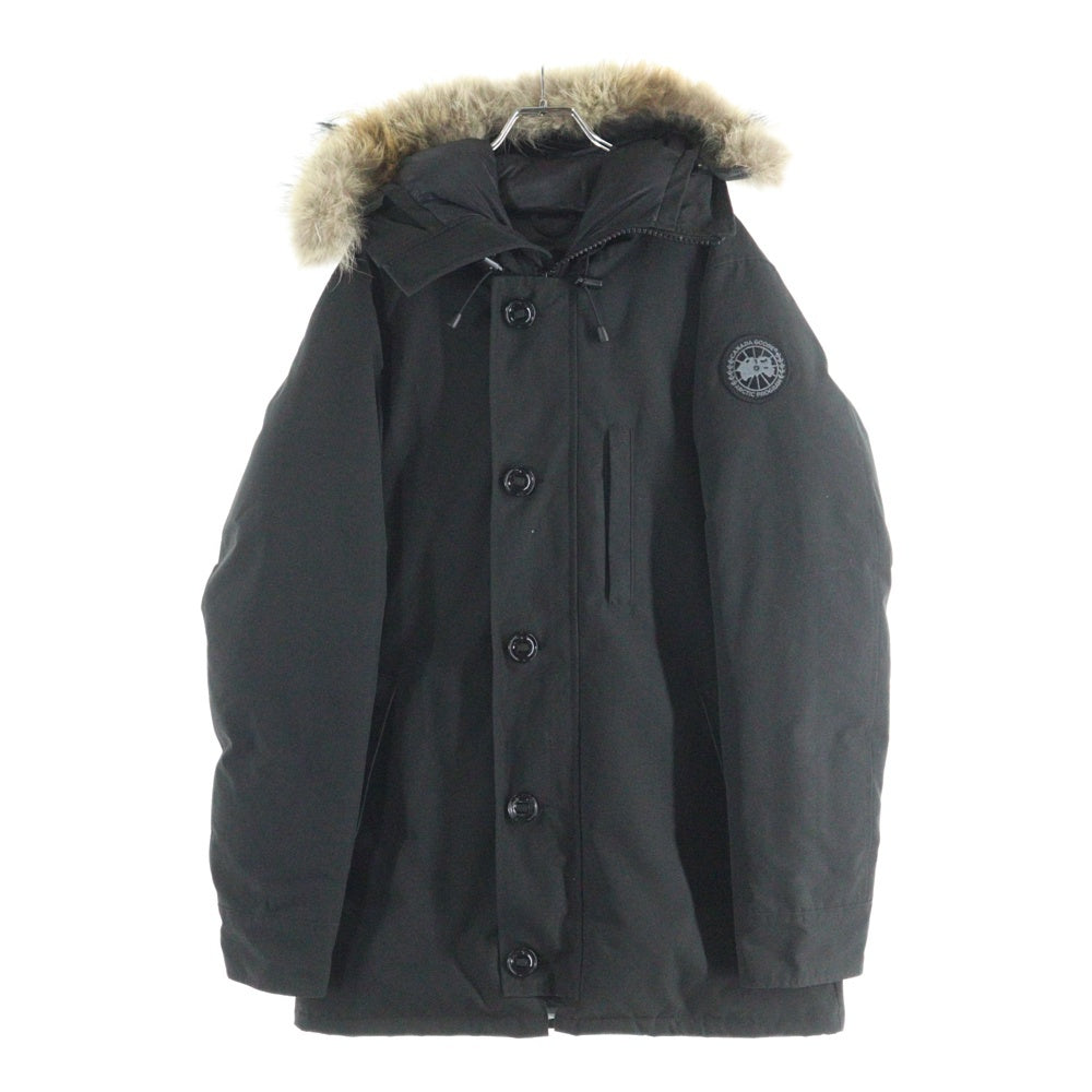 CANADA GOOSE(カナダグース) Black Label Chateau Parka ブラックレーベル シャトーパーカ ダウンジャケット ファーフーディ ブラック 3426MB