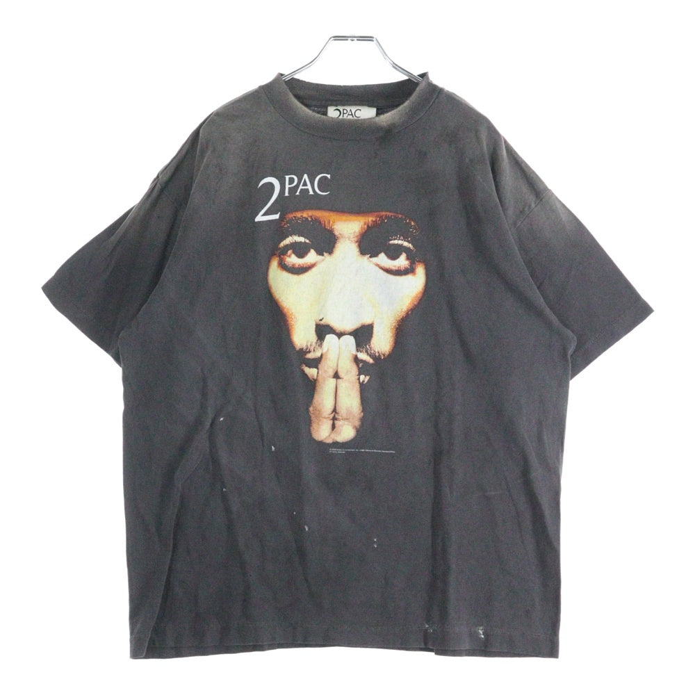 SAINT MICHAEL(セントマイケル) 25SS 2PAC 2PC SS TEE 2パック プリントクルーネック半袖Tシャツ グレー SM-HR8-0000-C14