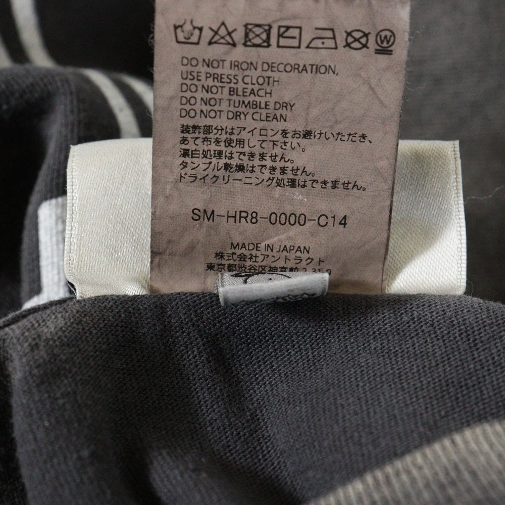 SAINT MICHAEL(セントマイケル) 25SS 2PAC 2PC SS TEE 2パック プリントクルーネック半袖Tシャツ グレー SM-HR8-0000-C14