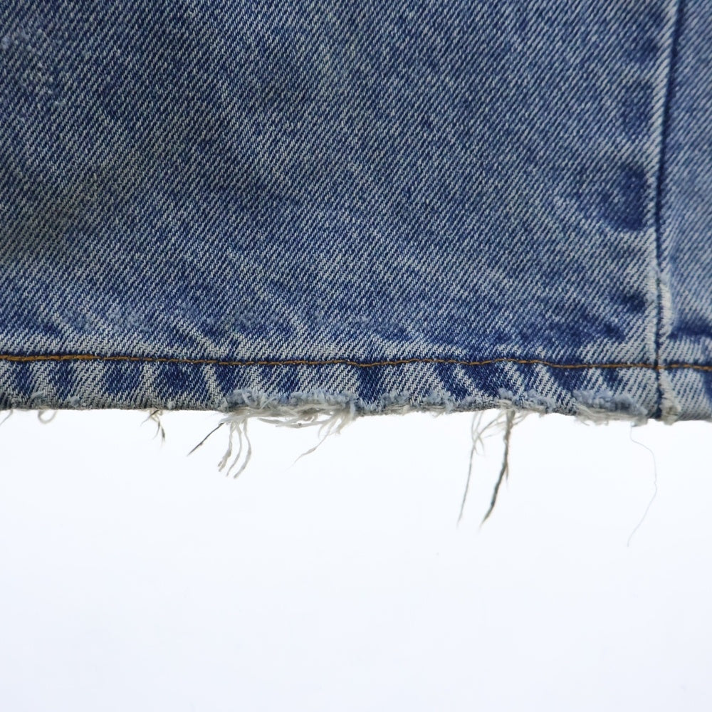 Levi's(リーバイス) 80s VINTAGE 505 ボタン裏686 スモールE ストレートデニムパンツ インディゴ