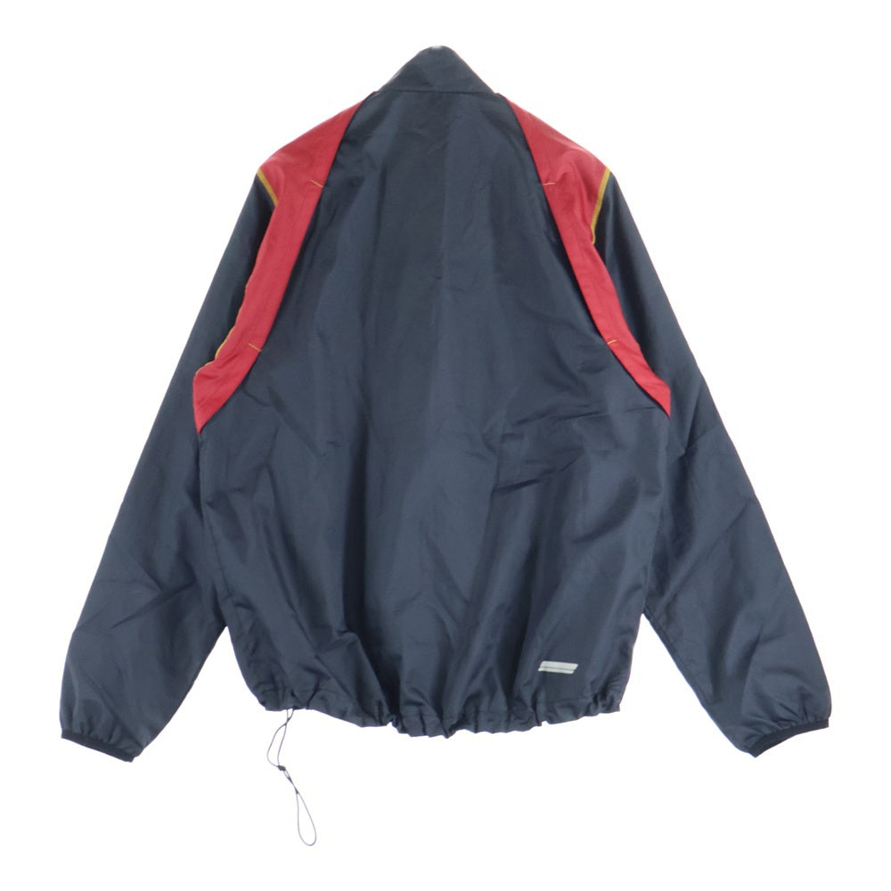 ASICS(アシックス) Nylon Jacket XTW50F フロントロゴナイロンジャケット ウィンドブレーカー ブラック
