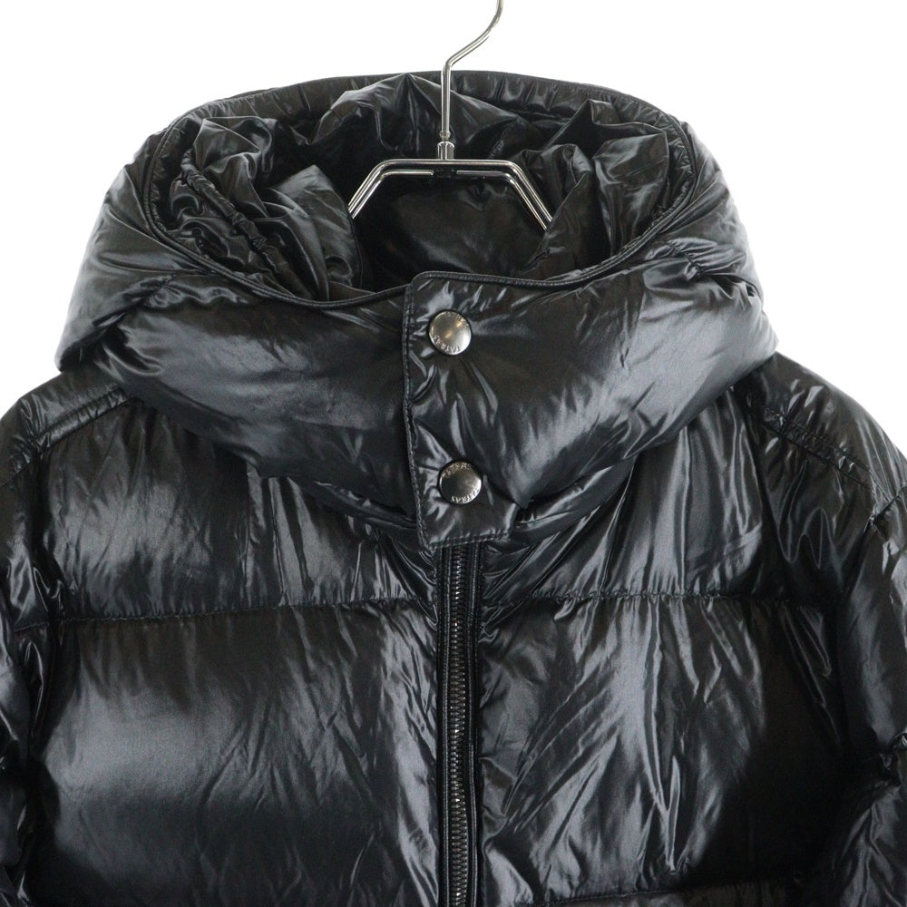 TATRAS(タトラス) 21AW BELBO ベルボ シャイニー ナイロン ダウン ジャケット フーディ ブラック MTAT21A4562-D