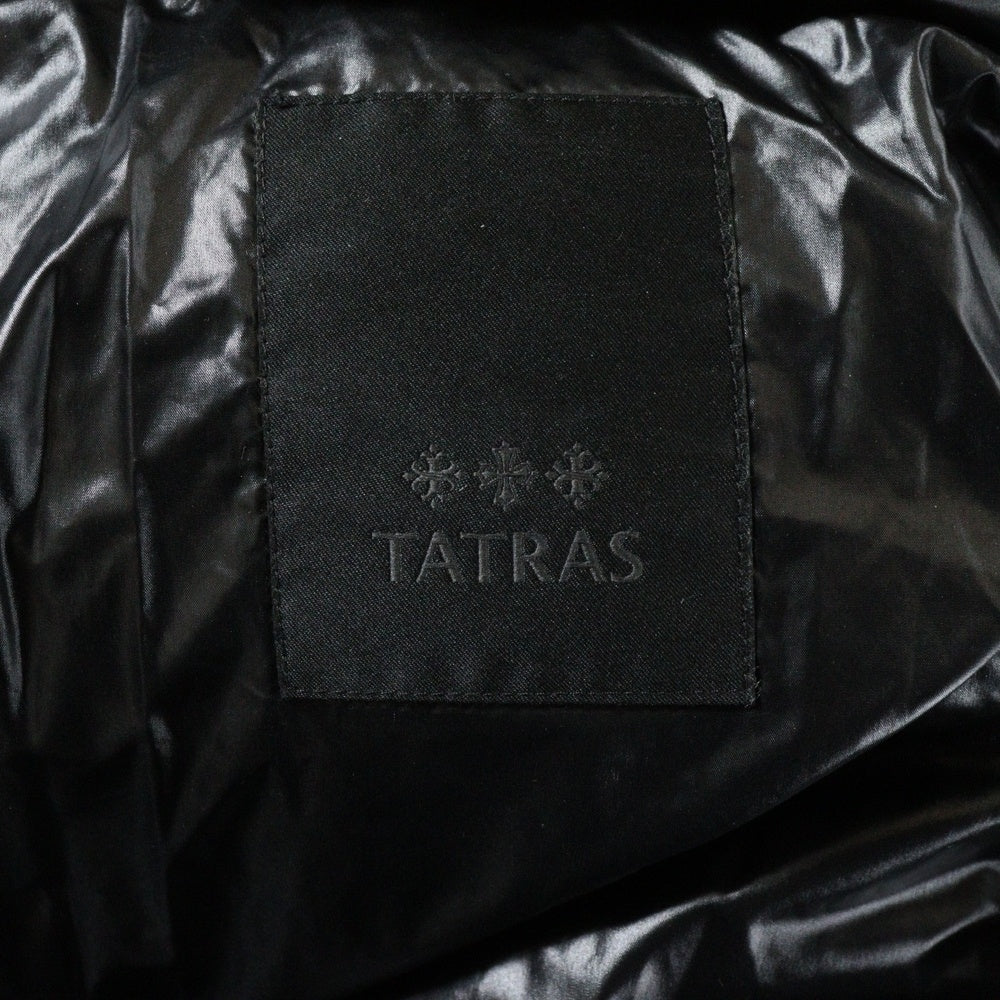 TATRAS(タトラス) 21AW BELBO ベルボ シャイニー ナイロン ダウン ジャケット フーディ ブラック MTAT21A4562-D