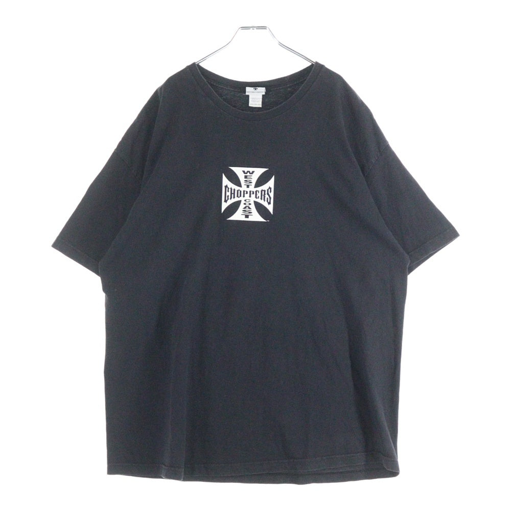 VINTAGE(ヴィンテージ) West Coast Choppers ウェスト コースト チョッパーズ 00s モーターサイクル バイカーTシャツ 両面プリント クルーネック半袖Tシャツカットソー ブラック