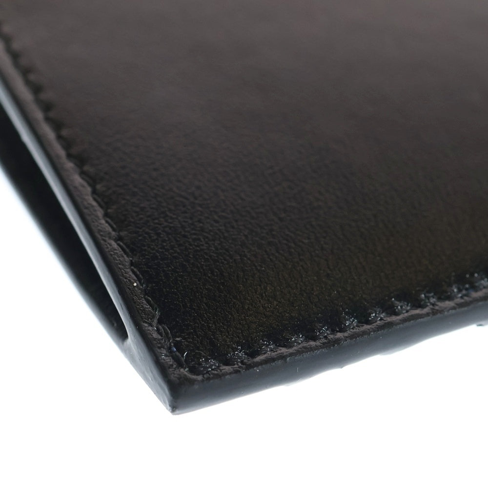 CELINE(セリーヌ) 26SS トリオンフキャンバス ラムスキン ジップ付き カードホルダー カードケース ブラック/ブルー 10F992V18.07QI レディース