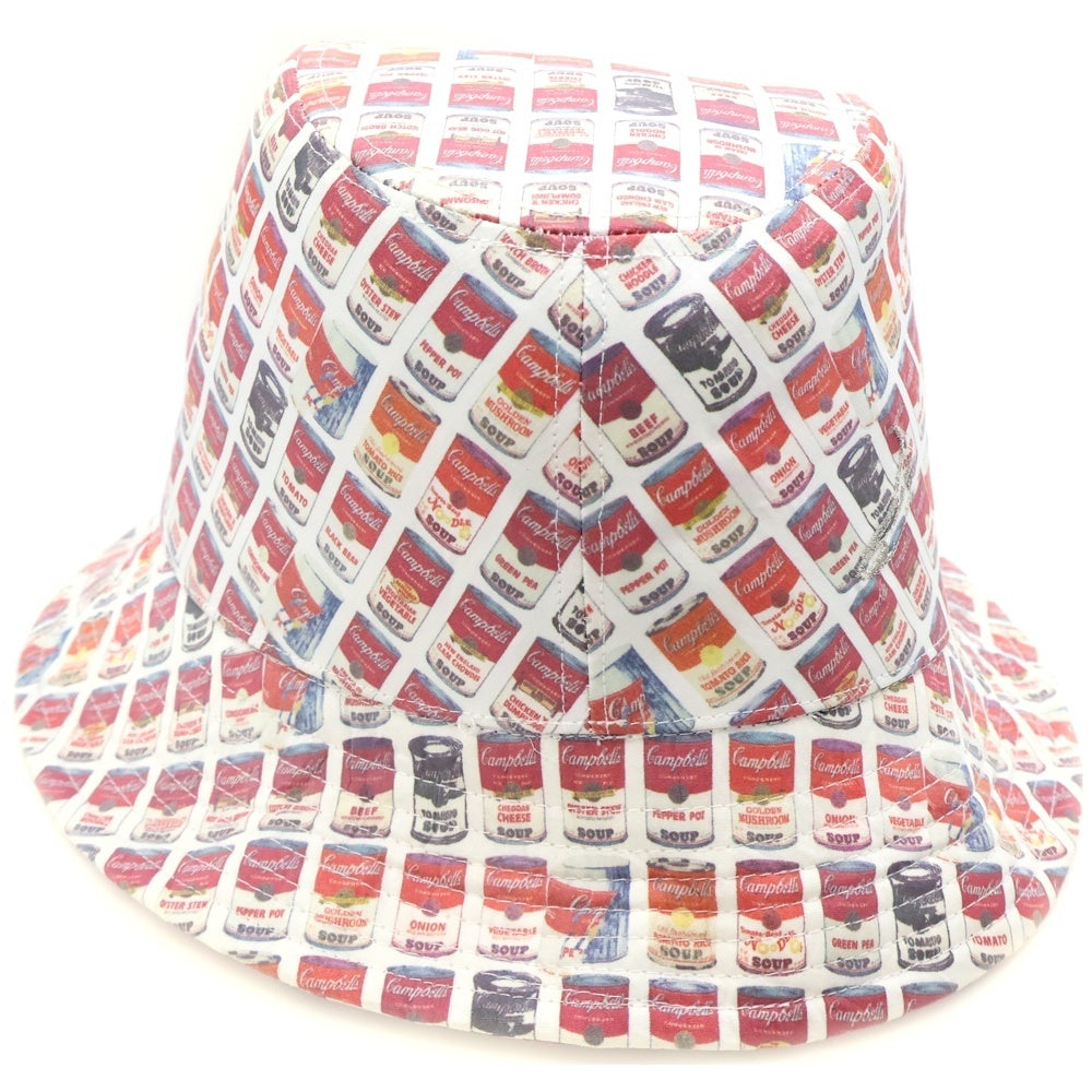 CA4LA(カシラ) Campbell Soup Hat キャンベルスープ バケットハット 帽子 ホワイト/レッド