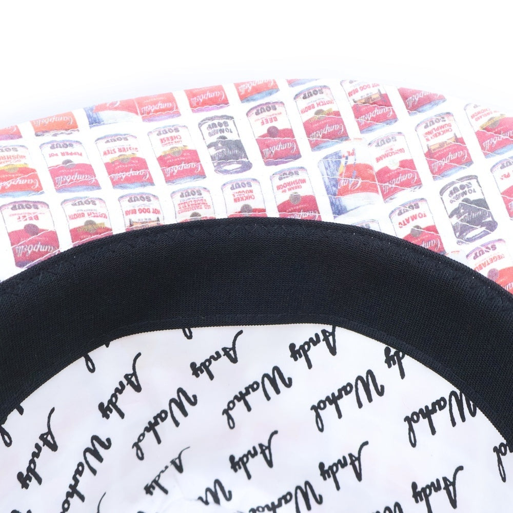 CA4LA(カシラ) Campbell Soup Hat キャンベルスープ バケットハット 帽子 ホワイト/レッド