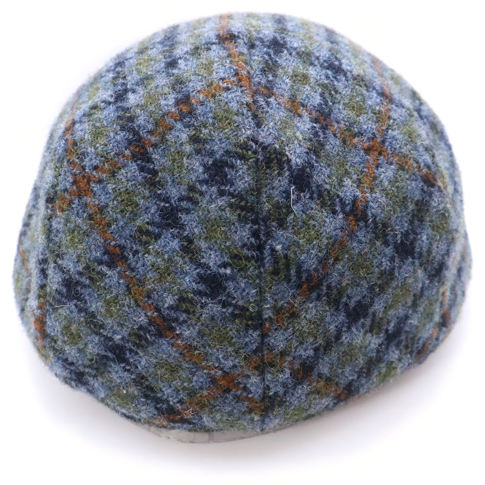 Harris Tweed(ハリスツイード) チェック柄 キャスケット ハンチングキャップ 帽子 マルチ DS15408