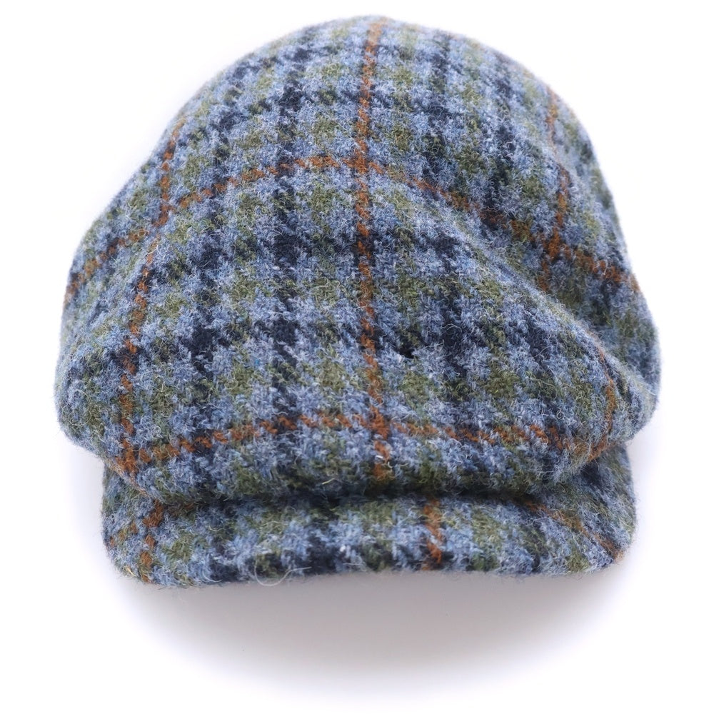 Harris Tweed(ハリスツイード) チェック柄 キャスケット ハンチングキャップ 帽子 マルチ DS15408