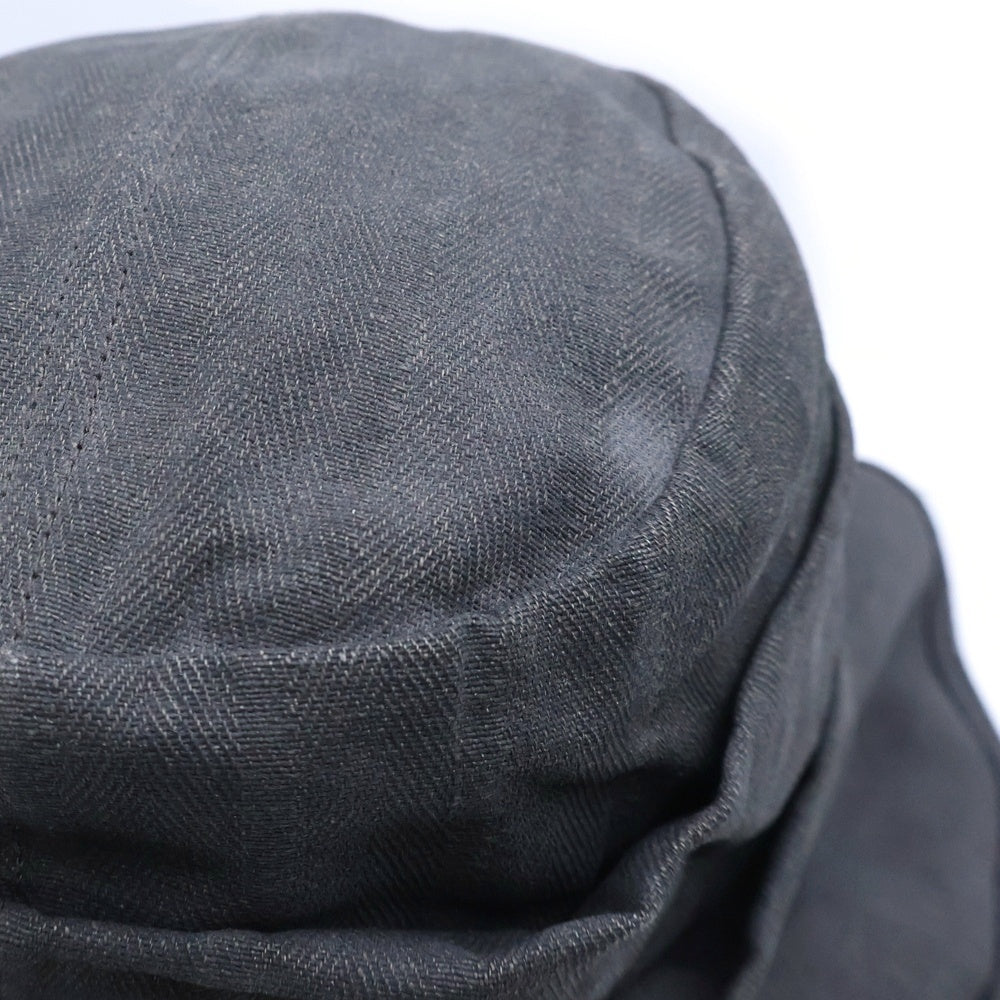 CA4LA(カシラ) シワ加工 変形バケットハット グレー