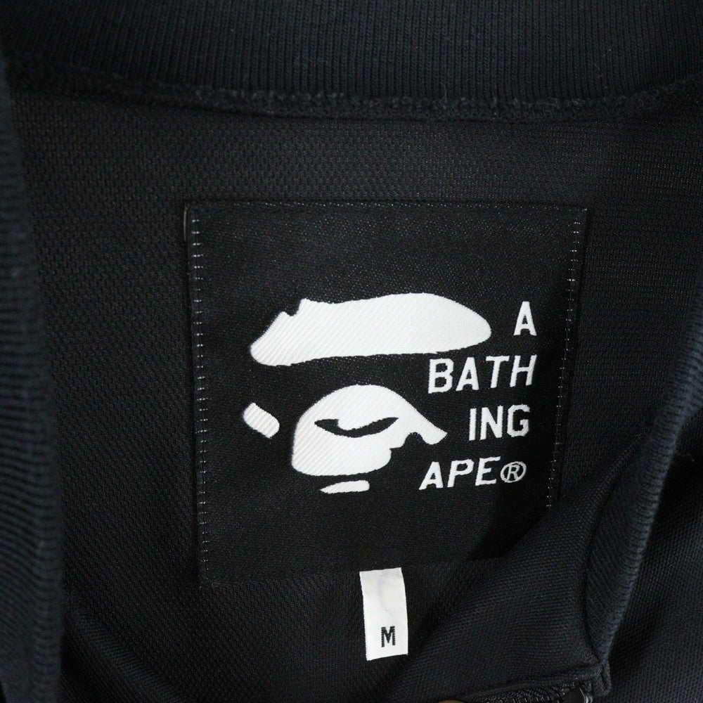 A BATHING APE(アベイシングエイプ) 90S BAPESTA TRACK JACKET ベイプスタ アームロゴ トラックジャケット ブラック